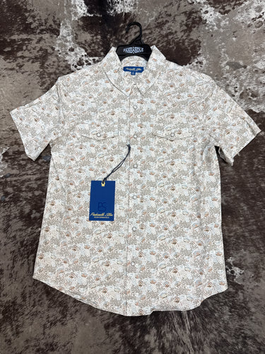 Men’s Panhandle Light Floral SS Snap Up