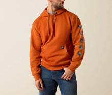 Load image into Gallery viewer, Mens Ariat Rebar Lightweight Logo Hoodie