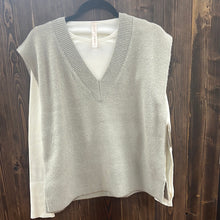 Load image into Gallery viewer, Sleeveless VNeck Sweater