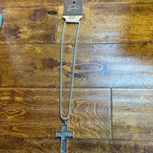 Load image into Gallery viewer, Justin Men’s Necklace Reversible Cross.