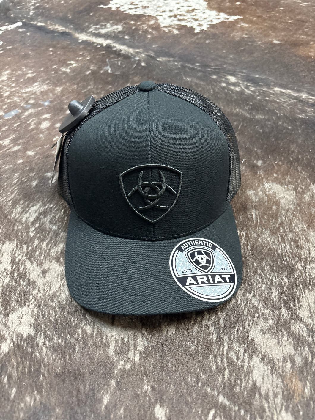 Men’s Ariat Black Logo Hat