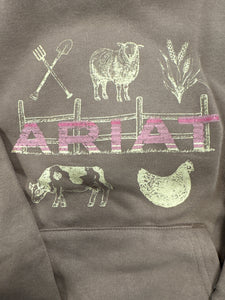 Girls Ariat Ranch Collection Hoodie