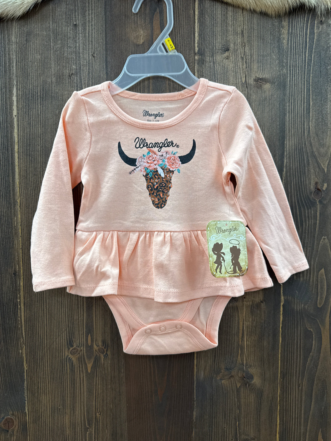 Girl’s Wrangler Bull Onesie