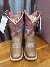Load image into Gallery viewer, Little Kids Brown Cowgirl Daisy Boot