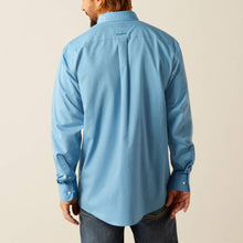 Load image into Gallery viewer, Ariat Mens Wrinkle Free Solid Blue Button Up.