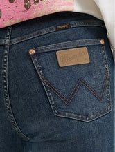 Load image into Gallery viewer, Wrangler Women’s Lainey Wilson Dark Denim Wash Pull On Bellbottoms