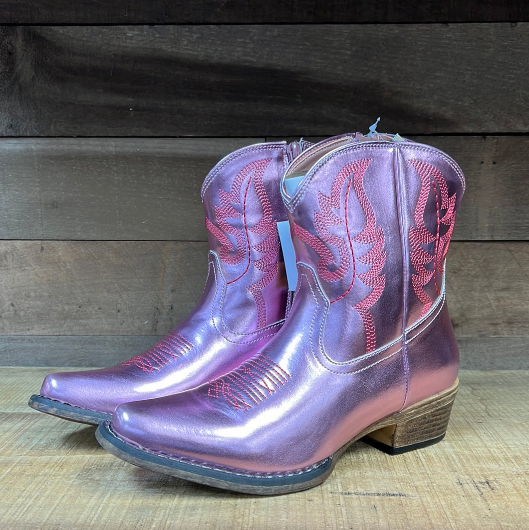 Women’s Metallic Pink Boot