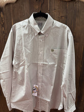 Load image into Gallery viewer, Cinch Men’s Olive Diamond Print Longsleeve Button Up