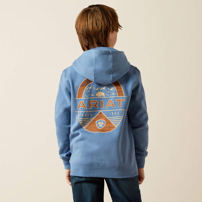 Kids Ariat Sun Valley Circle Hoodie.