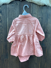 Load image into Gallery viewer, Wrangler Baby Girl Pink Long Sleeve Pearl Snap Dress