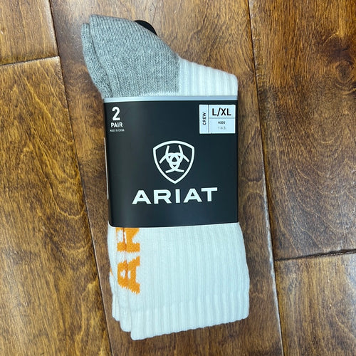 Ariat Kid’s Cotton Crew Socks