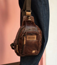 Load image into Gallery viewer, Bed Stu Beau Teak Oats Rustic Sling Purse
