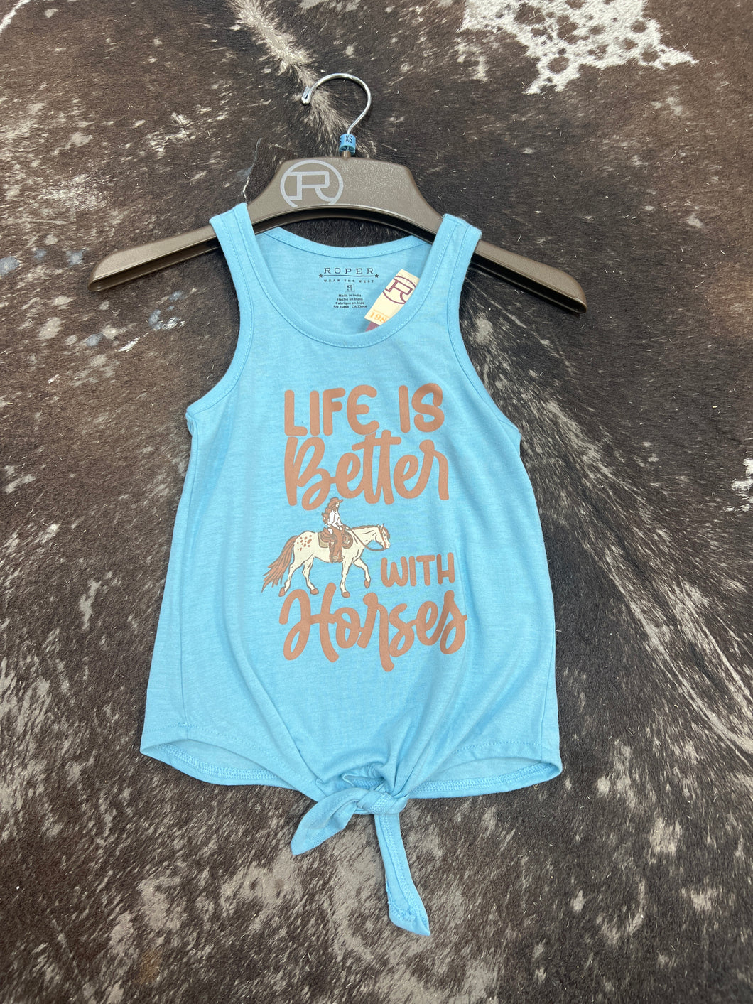 Life Is Better With Horses Girl’s Tank