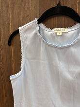Load image into Gallery viewer, Women’s Wishlist Lace Trim Ribbed Tank Top