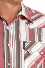 Load image into Gallery viewer, Cinch Men’s Modern Fit Striped Snap Up.