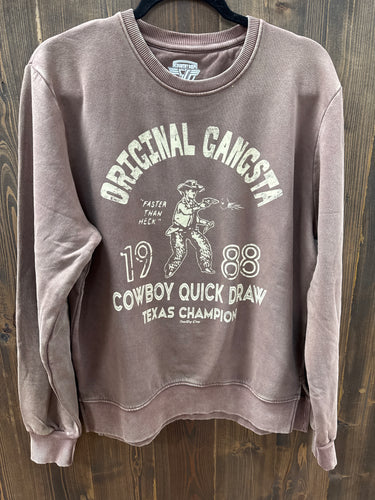 Women’s Original Gangsta Brown Sweatshirt