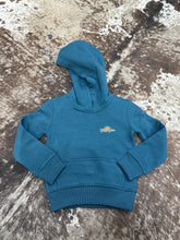 Load image into Gallery viewer, Boys Wrangler Cyan Spirt Of The West Hoodie