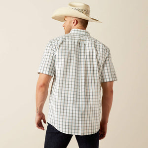 Ariat Mens White Pro Series Cooper Classic Fit Shirt.