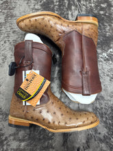 Load image into Gallery viewer, Dan Post Tobacco Ardor Full Quill Ostrich Boot