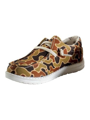 Twister Dutton Style Boys Children Casual Rust Shoes