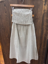 Load image into Gallery viewer, Plaid Tube Top And Skirt Set