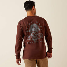 Load image into Gallery viewer, Men’s Ariat Rebar Bitter Chocolate Long Sleeve Shirt.