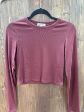 Load image into Gallery viewer, Women’s Basic Ribbed Long sleeve Top