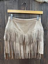 Load image into Gallery viewer, Brown Fringe Skirt