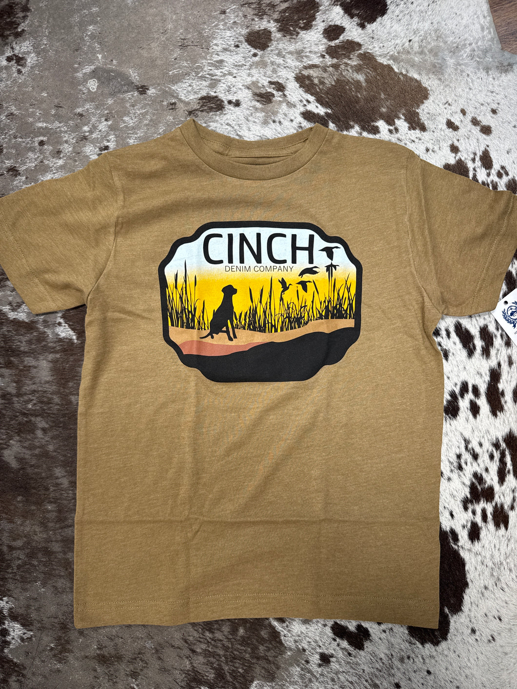 Cinch Boy’s Brown Duck Tee