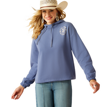Load image into Gallery viewer, Ariat Ladies Coastal Blue Essential Hoodie.