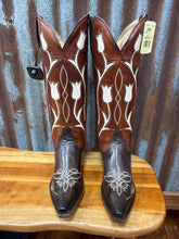 Load image into Gallery viewer, Women’s Stetson Amelia Chocolate Brown Snip Toe Boot