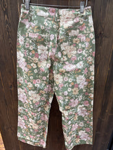 Load image into Gallery viewer, Women’s Olive And Pink Floral Jean