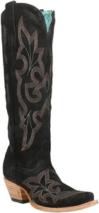 Corral Sand Suede Embroidery Talk Top Boots.
