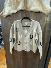 Load image into Gallery viewer, Horseshoe Pattern Coco Knit Cardigan