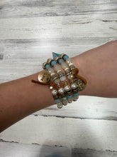 Load image into Gallery viewer, Spiral Beaded Charm Bracelets
