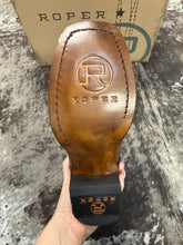 Load image into Gallery viewer, Big Kids Roper Brown Quill Boot