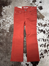 Load image into Gallery viewer, Wrangler Girl’s Rust Bootcut Jean