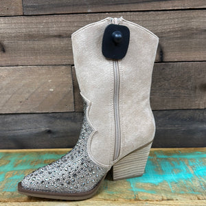 Womens Lux Taupe Boots.