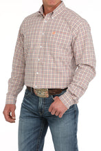 Load image into Gallery viewer, Cinch White Plaid Button Up.