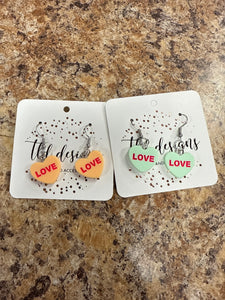 Love Valentines Earring