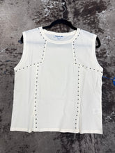 Load image into Gallery viewer, Women’s Studded Jersey Tee