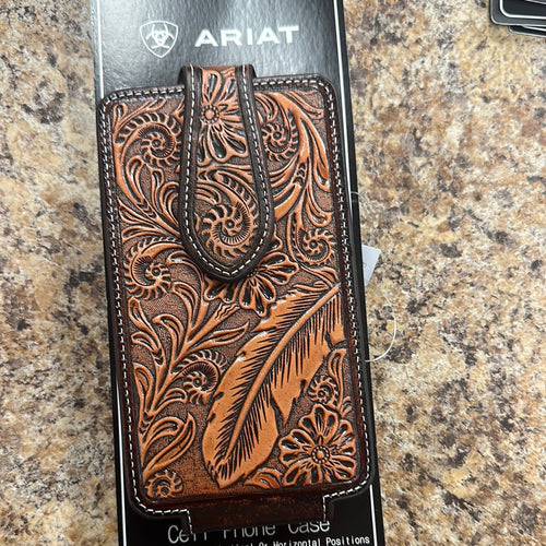 Ariat Floral Embossed Cell Phone Case.
