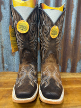 Load image into Gallery viewer, Corral Ladies Brown Embroidery Sq Toe Boot