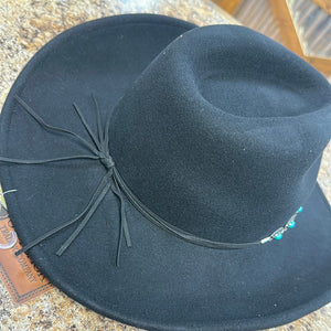 Outback Trading Black Silverton Hat.