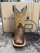 Load image into Gallery viewer, Little Kids Roper Brown Quill Boot