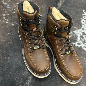 Men’s Ariat Distressed Brown Work Boots