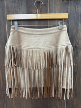 Load image into Gallery viewer, Brown Fringe Skirt