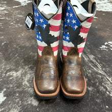 Load image into Gallery viewer, Kids Dan Post Flag Boots