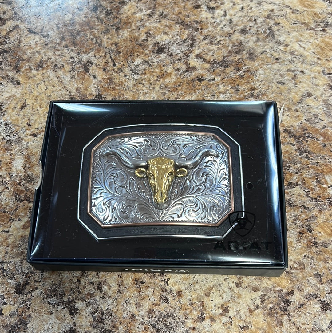 Rectangle Longhorn Buckle – Rustic Soul