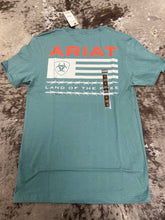 Load image into Gallery viewer, Ariat Mens Hidden Valley Flag SS T Shirt